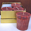 Henna 4 pk Votives-NEW LARGER SIZE