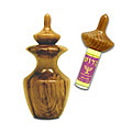 Hand-crafted Myrtlewood Oilholder w 1/4 oz Myrrh Oil