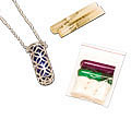 Silver Oil holder/Pendant on 22