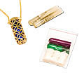 14K Gold Plated Oil holder/Pendant on 22