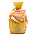 Frankincense Pillar in Sheer Pouch w/Cross