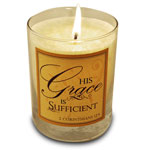 Illuminated Word 3x4 Candle- 