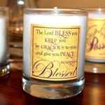 Illuminated Word Candle-