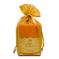 Frankincense Pillar in Sheer Pouch w/Menorah