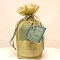 Cedars of Lebanon Pillar in Sheer Pouch with Menorah