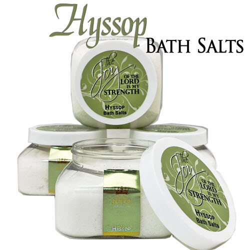 HYSSOP BATH SALTS - 8 OZ