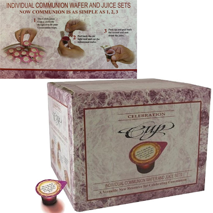 COMMUNION CUP PREFILLED JUICE/WAFER (Box of 100)