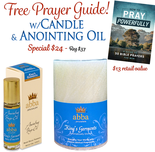 FREE PRAYER GUIDE W/ PILLAR & 1/3 OZ PRAYER OIL