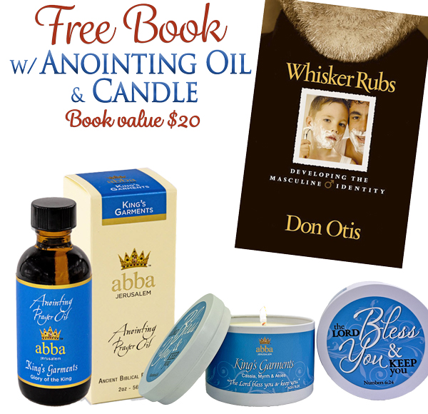 FREE BOOK  W/ 2 OZ OIL & SCRIPTURE CANDLE