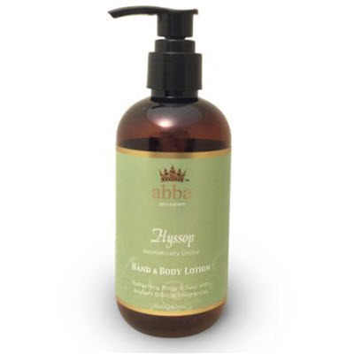 HYSSOP HAND AND  BODY LOTION W/ PUMP 8 OZ