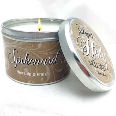 SPIKENARD SCRIPTURE TIN - "THE ANGELS CRY HOLY"