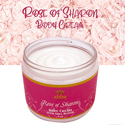 NEW! ROSE OF SHARON BODY CREAM 6 OZ