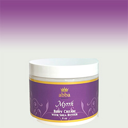 MYRRH BODY CREAM with SHEA BUTTER  6 OZ
