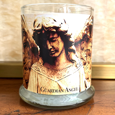 GUARDIAN ANGEL CANDLE IN DIVINE MERCY
