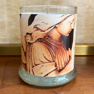 ARCHANGEL MICHAEL-WARRIOR ANGEL CANDLE IN DIVINE MERCY