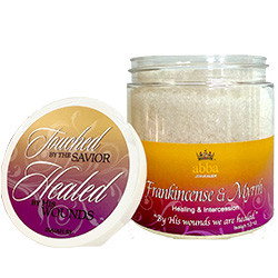 FRANKINCENSE & MYRRH BATH SALTS - 8 OZ