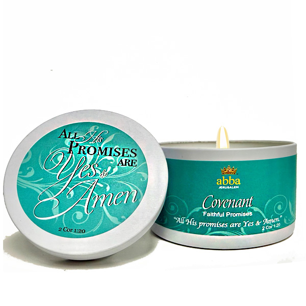 COVENANT SCRIPTURE TIN - "ALL HIS PROMISES ARE YES & AMEN" - 8 oz