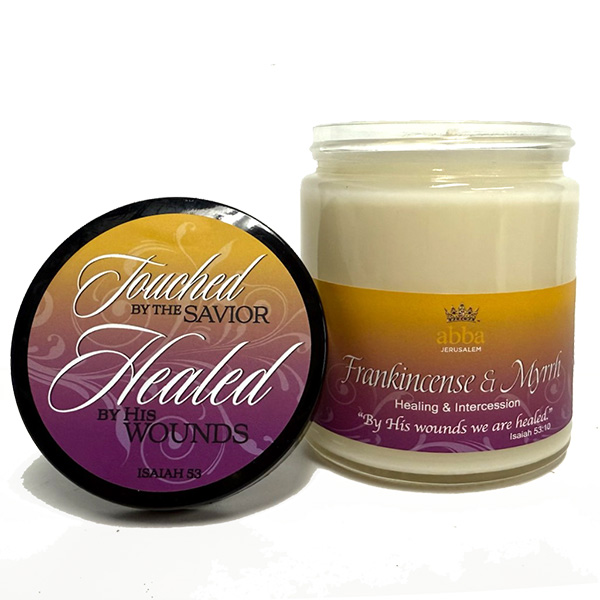 FRANKINCENSE & MYRRH SCRIPTURE JAR CANDLE