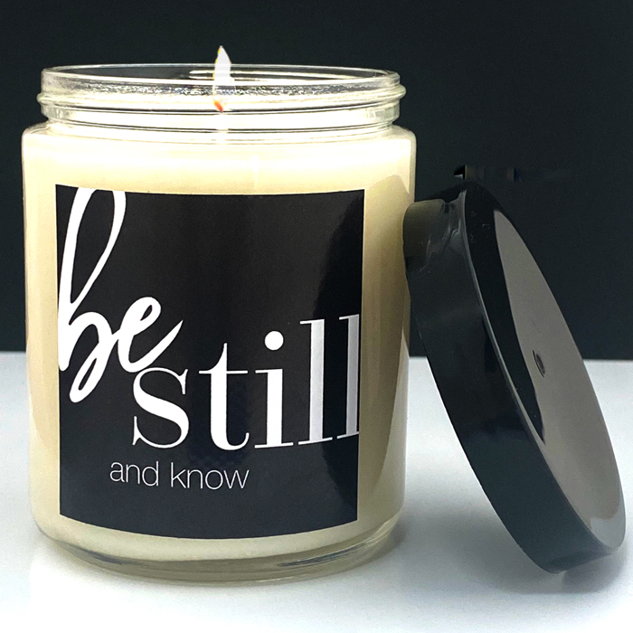 BE STILL - OCEAN BREEZE - GLASS CANDLE