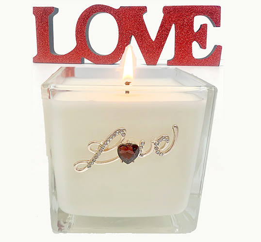 SALE 1/2 OFF! - POMEGRANATE "LOVE" CANDLE