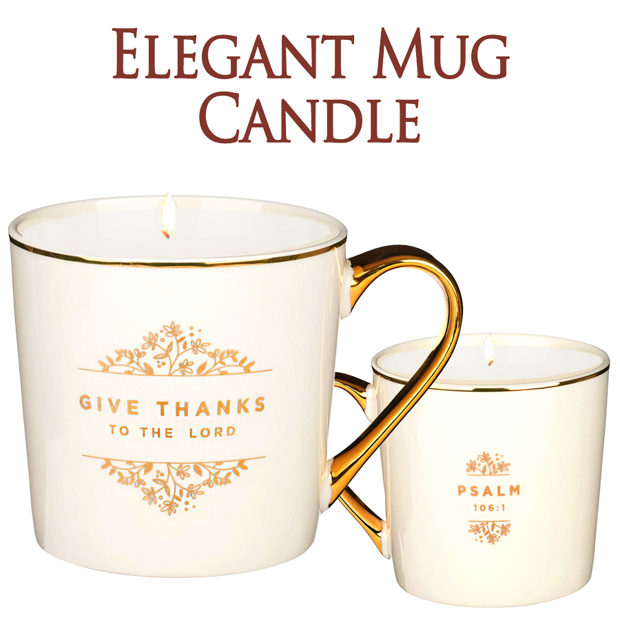 ELEGANT MUG CANDLE -FIG ALMOND