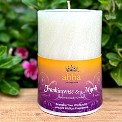 FRANKINCENSE & MYRRH PILLAR 4.25"