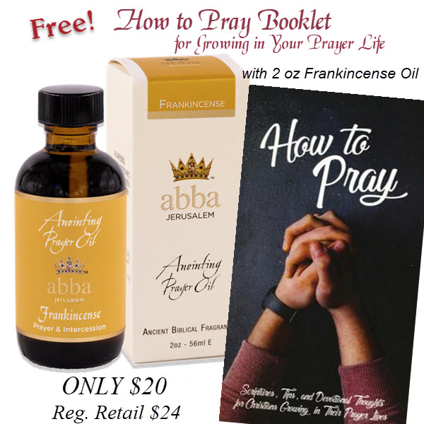 FRANKINCENSE OIL W/ FREE HOW TO PRAY BOOKLET