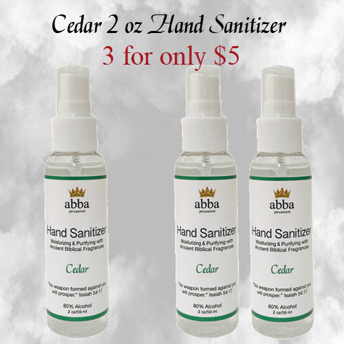 3 FOR $5! CEDAR HAND SANITIZER, 2 oz - FINAL SALE