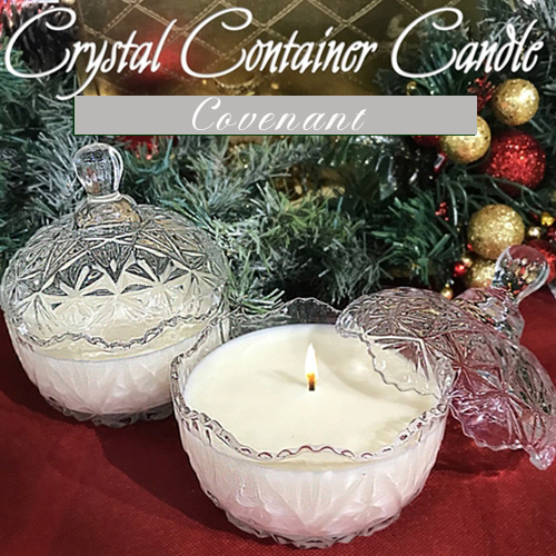 CRYSTAL CONTAINER CANDLE - COVENANT