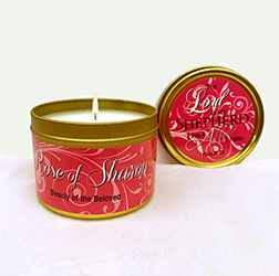 ROSE OF SHARON SCRIPTURE TIN - "THE LORD IS MY SHEPHERD"