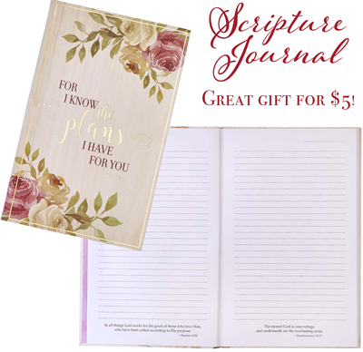 'PLANS" SCRIPTURE JOURNAL-SOLD OUT!