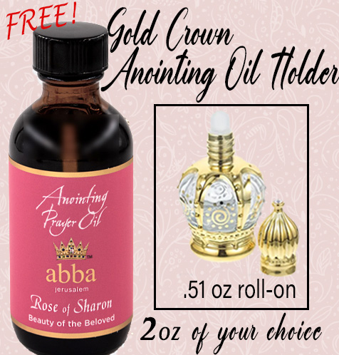 FREE Gold Crown Roll-On Oil Holder with 2 oz Oil