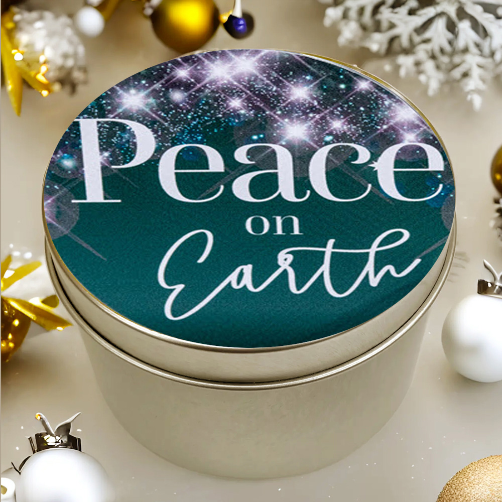 PEACE ON EARTH CANDLE TIN - FRANKINCENSE - 8 OZ