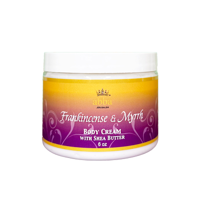 FRANKINCENSE & MYRRH BODY CREAM WITH SHEA BUTTER 6 OZ