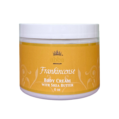 FRANKINCENSE BODY CREAM with SHEA BUTTER  6 OZ
