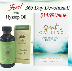 FREE DEVOTIONAL WITH HYSSOP (HOLY FIRE) OIL - 4 oz