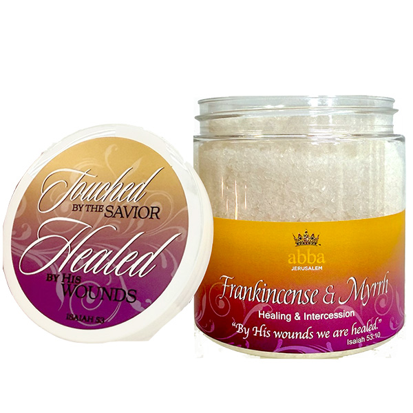FRANKINCENSE & MYRRH BATH SALTS - 8 OZ