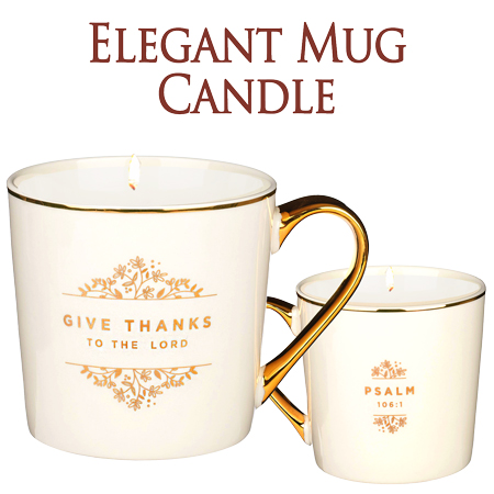 ELEGANT MUG CANDLE -FIG ALMOND