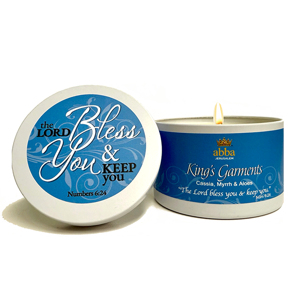 KING'S GARMENTS SCRIPTURE TIN - "LORD BLESS" - 8 oz