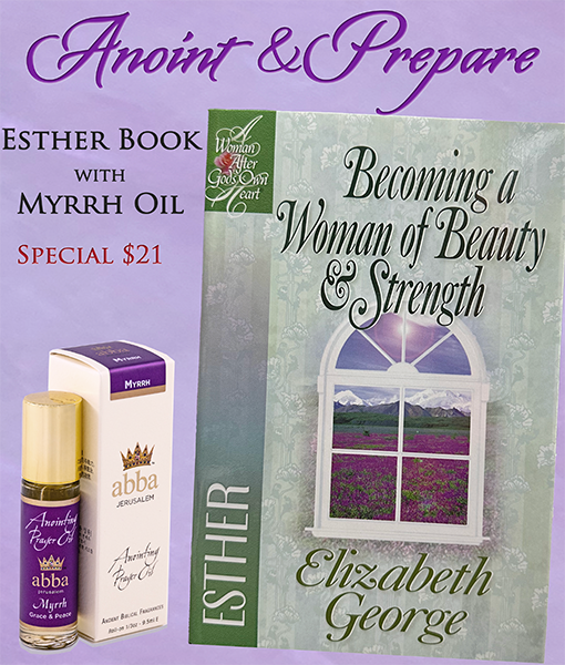 MYRRH 1/3 oz ROLLON WITH BECOMING A WOMAN OF BEAUTY & STRENGTH