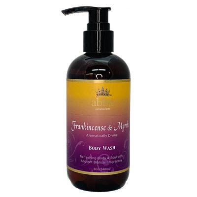 FRANKINCENSE and MYRRH BODY WASH W/ PUMP 8 OZ