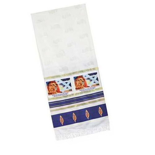 PRAYER SCARF - LION OF JUDAH  66" x 15"