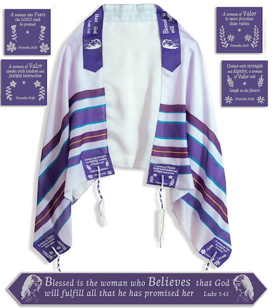 PRAYER SHAWL WOMAN OF VALOR