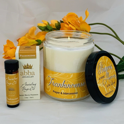 FRANKINCENSE CANDLE & 1/4 OZ OIL SPECIAL
