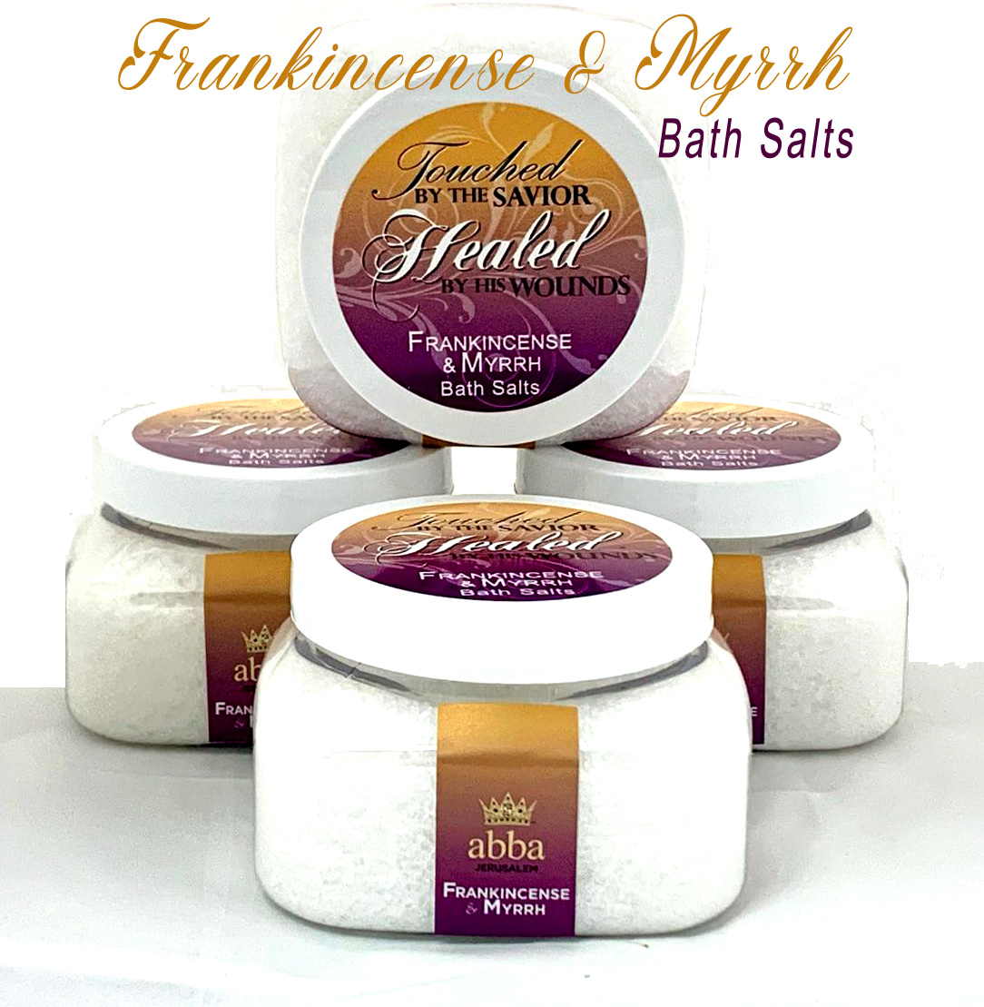 FRANKINCENSE & MYRRH BATH SALTS - 8 OZ