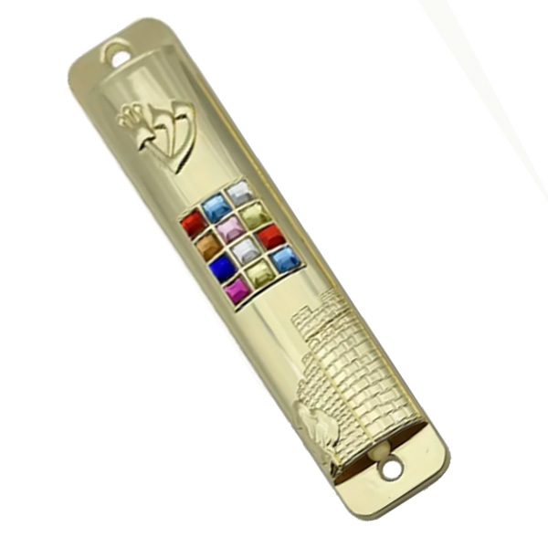 MEZUZAH - BREASTPLATE WITH CITY