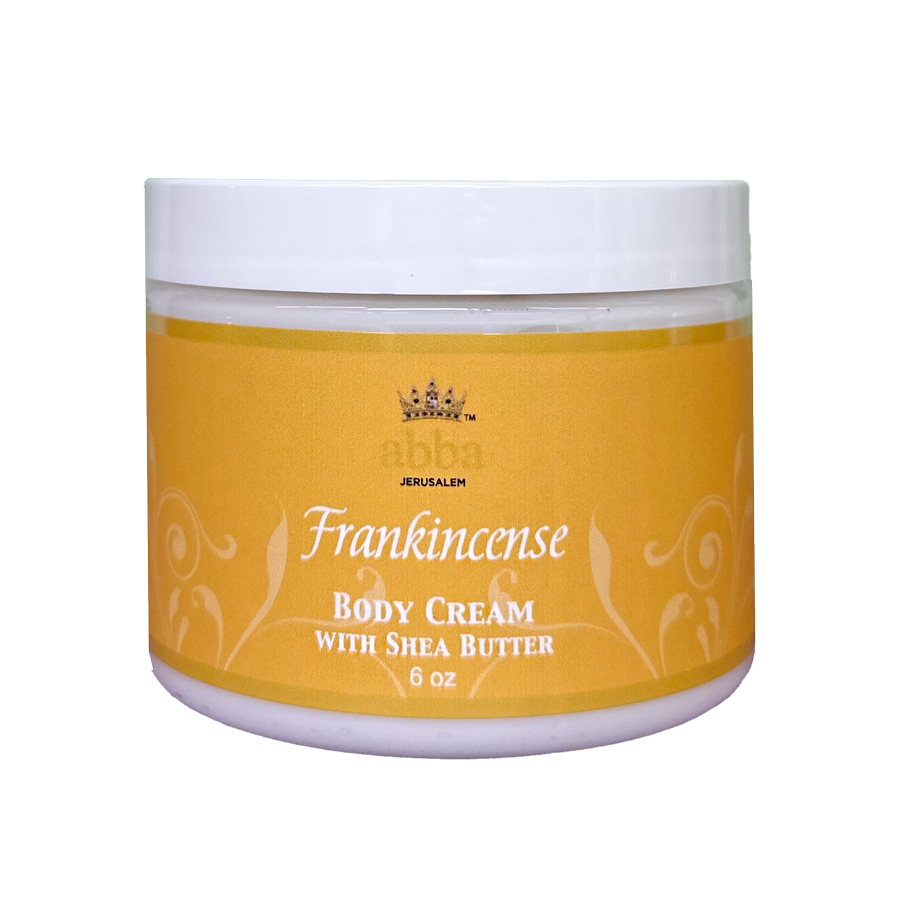 FRANKINCENSE BODY CREAM with SHEA BUTTER  6 OZ