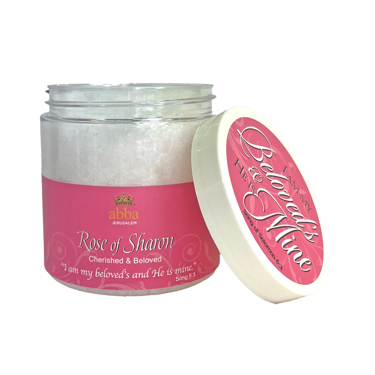 ROSE OF SHARON BATH SALTS - 8 OZ