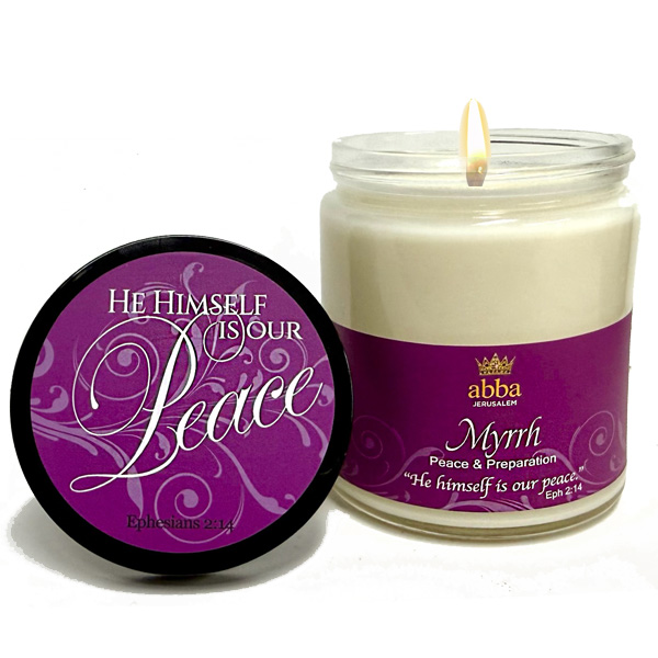 MYRRH SCRIPTURE JAR CANDLE
