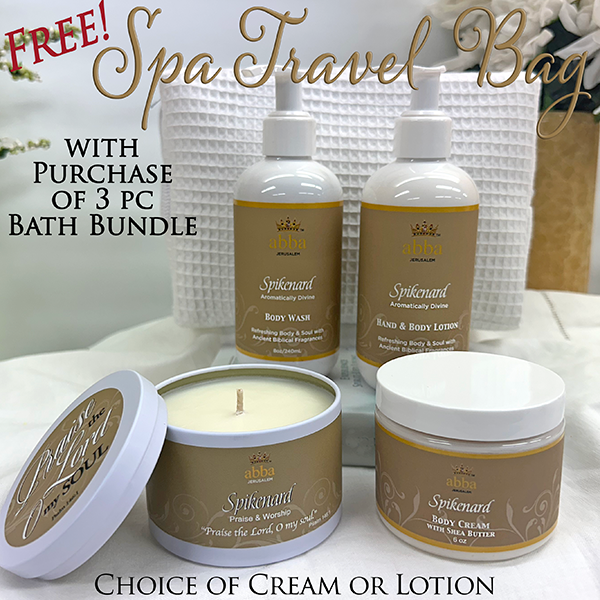 SPIKENARD 3 PC BUNDLE w/FREE TRAVEL BAG - SAVINGS OF $12!